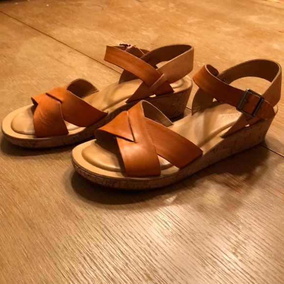 Kirk-ease leather and cork sandals - Picture 3 of 7